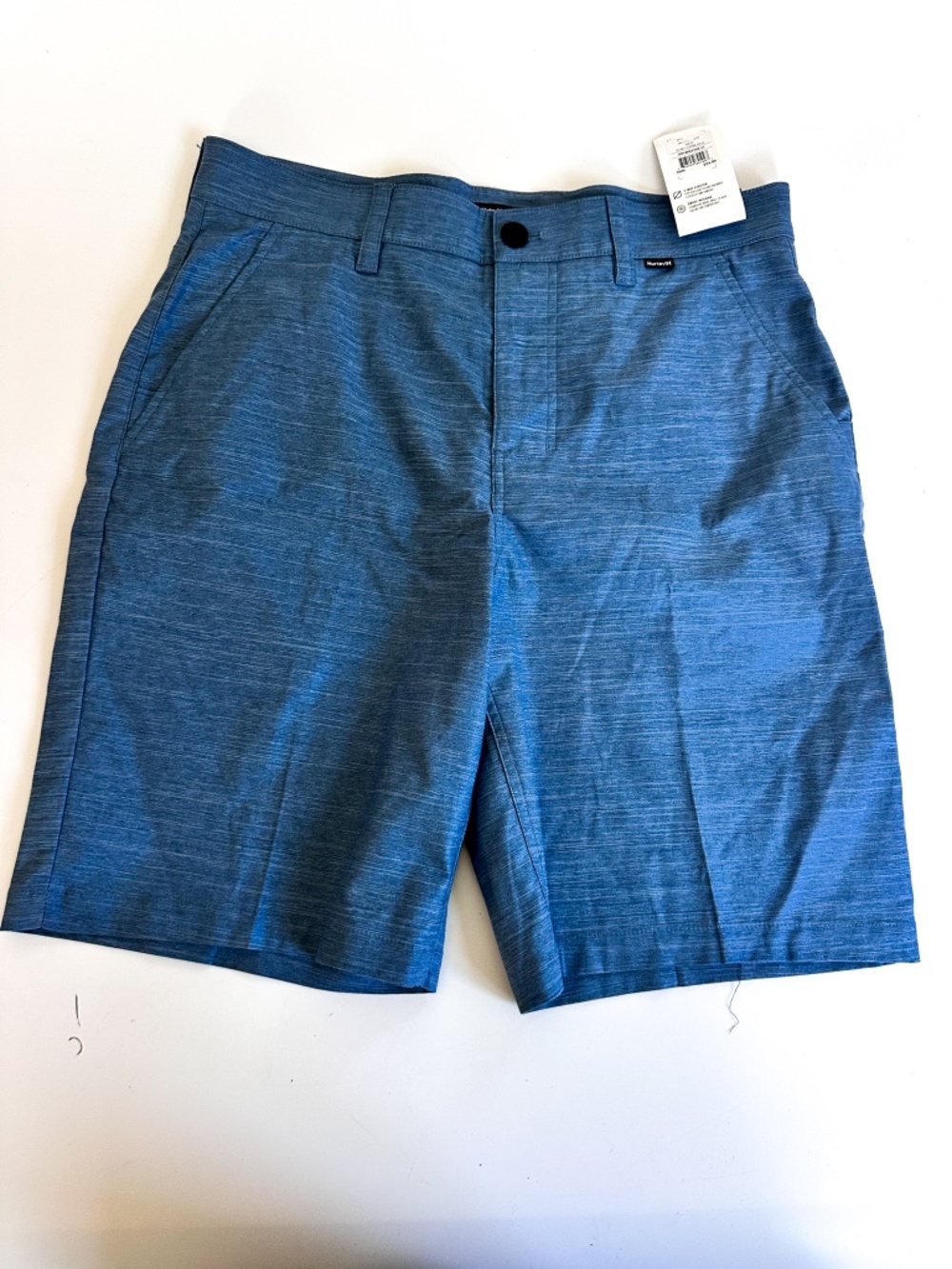 Hurley Blue Dri Breathe 2-Way Streatch 21" Length 30" Waist Hybrid Board Shorts